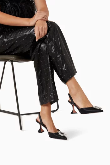 Begum 70 Slingback Pumps in Satin