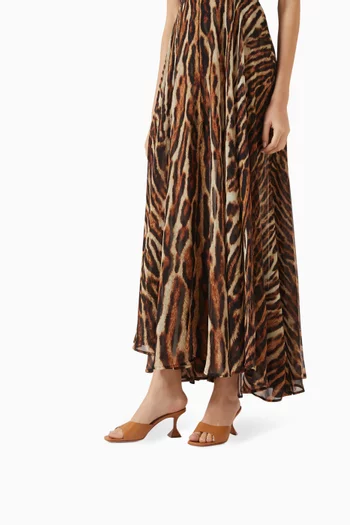 Lupita 70 Mule Sandals in Nappa Leather