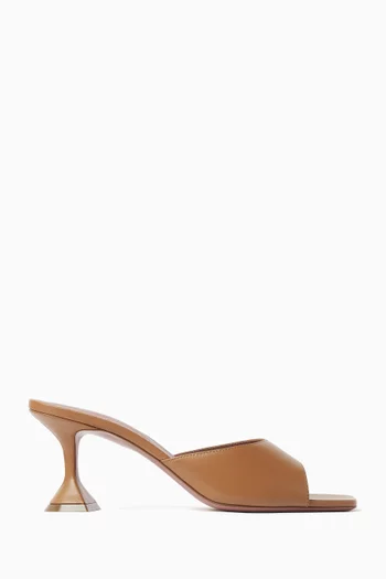 Lupita 70 Mule Sandals in Nappa Leather