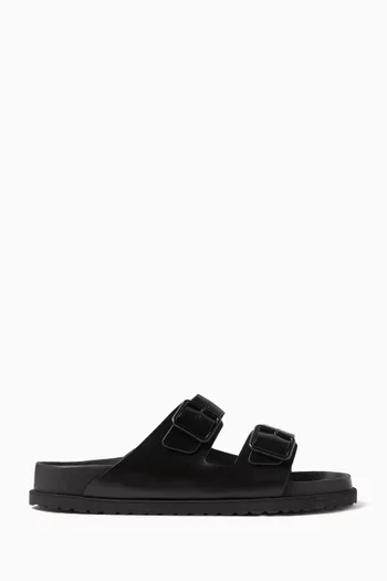 Arizona Buckle Sandals in Smooth Leather