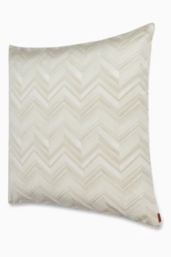 Layers Chevron Cushion in Cotton-sateen