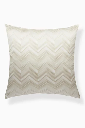 Layers Chevron Cushion in Cotton-sateen