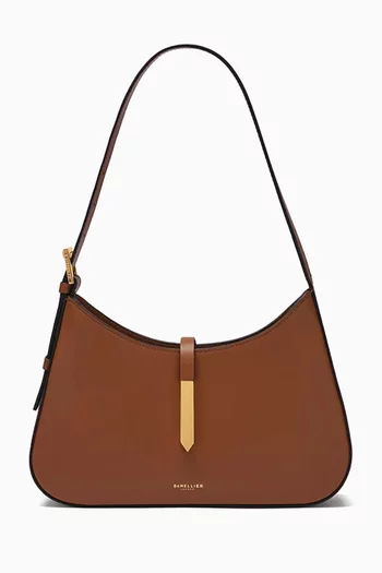 Small Tokyo Hobo Shoulder Bag in Smooth Leather