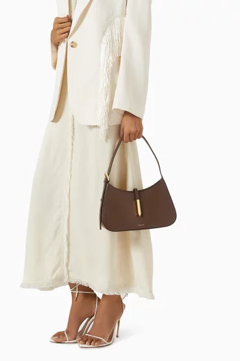 Small Tokyo Hobo Shoulder Bag in Smooth Leather