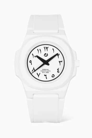 Esencial Arabic Watch in #TIDE Ocean Plastic Material®