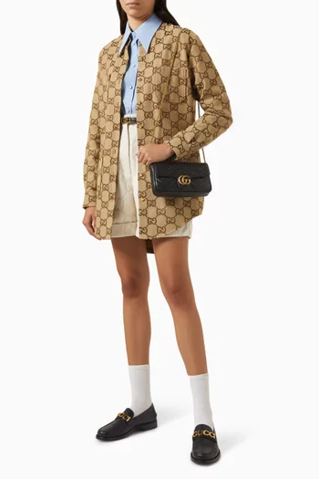 Mini GG Marmont Bag in Matelassé Leather