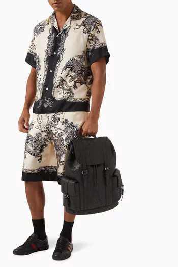 Backpack in Jumbo GG Leather