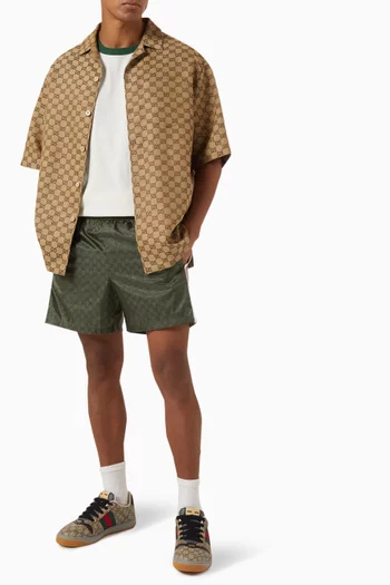 GG Supreme Shirt in Linen-blend