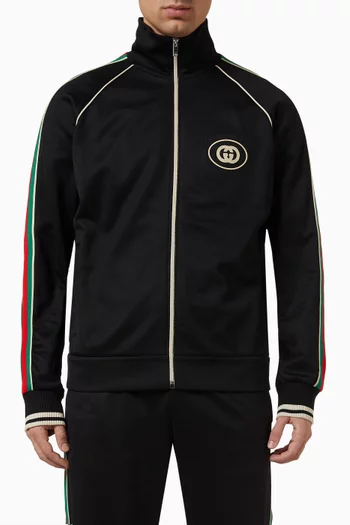 Bomber Jacket in Technical Jersey