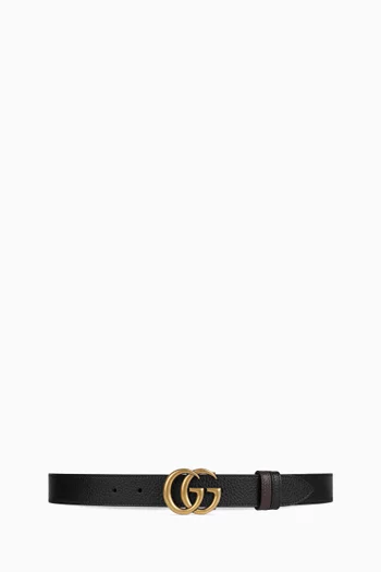 GG Marmont Reversible Belt in Leather