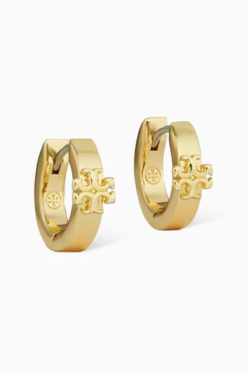 Kira Huggie Earring in 18kt Gold-plated Brass