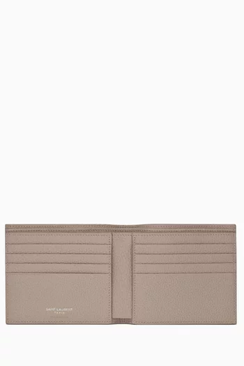 Tiny Monogram East/West Wallet in Leather