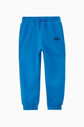 Logo Joggers in Cotton Blend Jersey