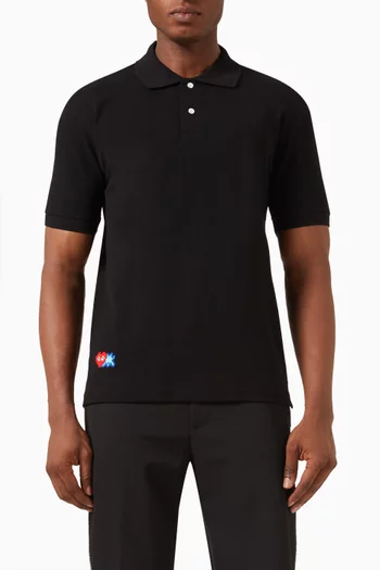 x Invader Polo Shirt in Cotton