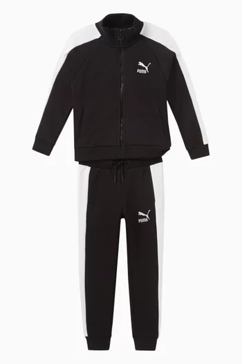 Logo-embroidered Track Pants in Cotton-blend