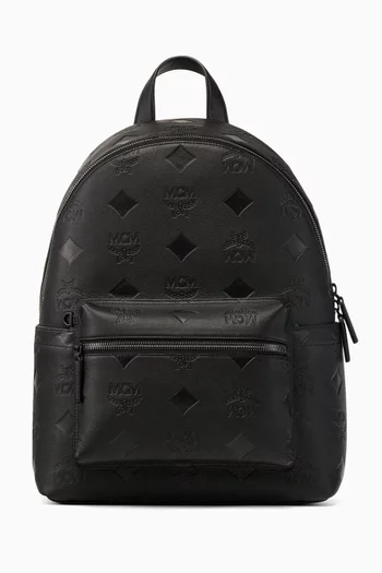 Medium Stark Maxi Monogram Backpack in Leather