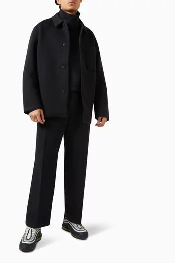 Reimagine Shacket in Tech Fleece