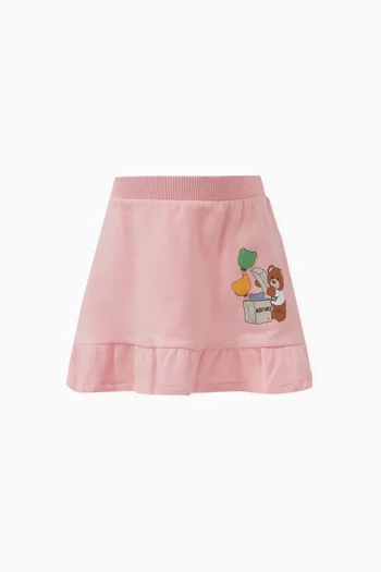 Teddy Bear Skirt in Cotton