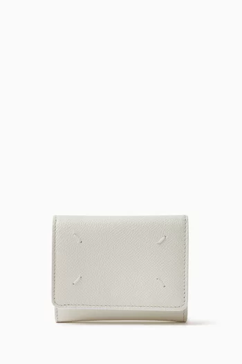 Signature Stitch Wallet in Leather