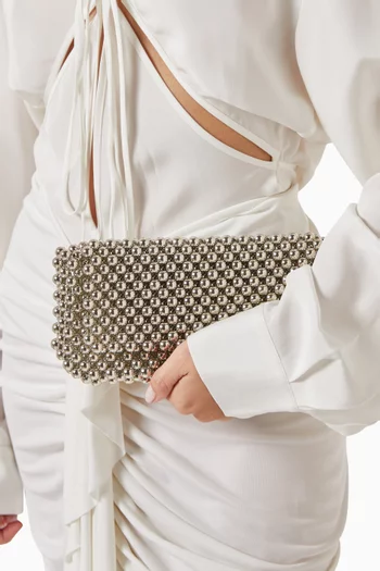 Clover Clutch in Acrylic Beads