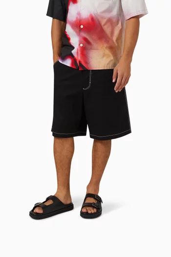 Febo Double Strap Sandals in Leather