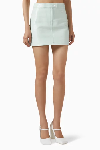 تنورة ري اديشن قصيرة فينيل