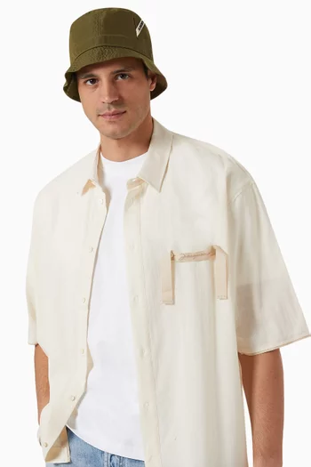 Le bob Ovalie Bucket Hat in Nylon