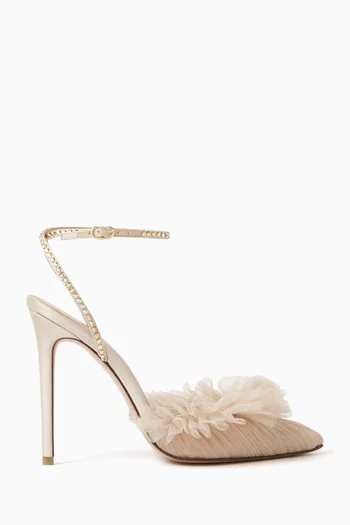 Franca Glitz 105 Pumps in Satin and Tulle