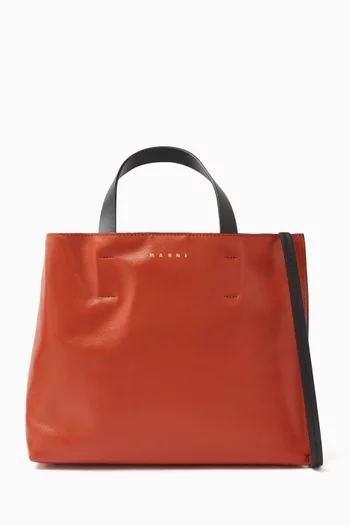 Small Museo Tote Bag in Leather