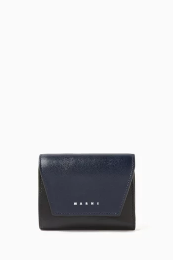 Museo Tri-fold Wallet in Smooth Leather