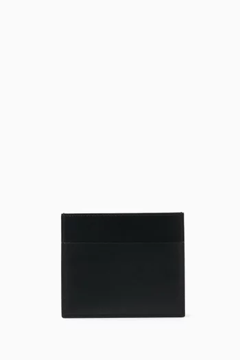Vertical Card Holder in Calf Leather