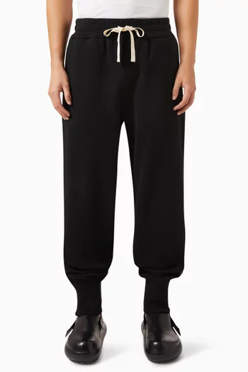 Drawstring-waist Sweatpants in Cotton-cashmere