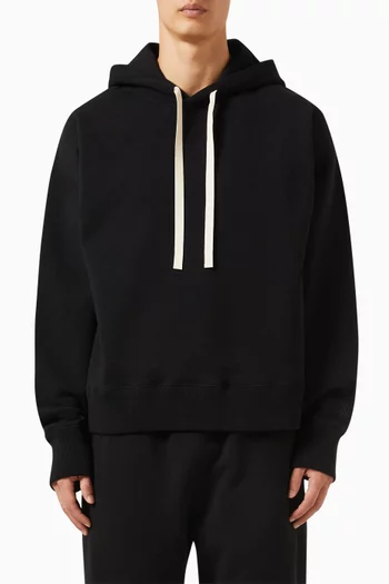Drawstring Hoodie in Cotton-cashmere