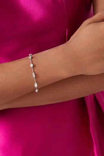 سوار ميسميرا معدن مطلي بالروديوم