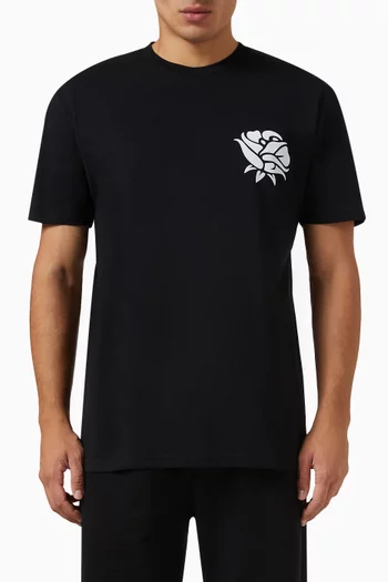 Rose T-shirt in Cotton Jersey