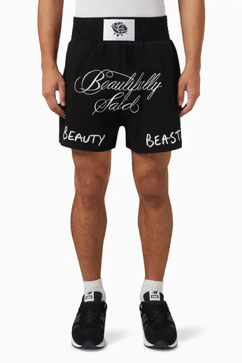Muay Thai Shorts in Cotton Jersey