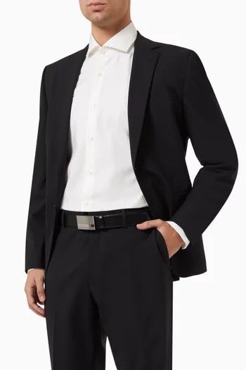 Baxton Buckle Belt in Leather