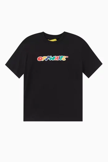Chunky Logo-print T-shirt in Cotton-jersey