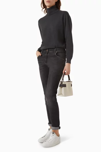 Turtleneck Sweater in Cashmere