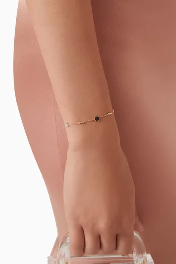 Inaya Mother of Pearl Bracelet in 18kt Yellow Gold