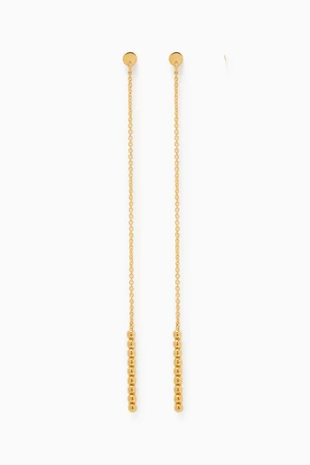 Galeria Perla Bead Drop Earrings in 18k Yellow Gold