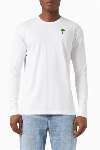 Timber Long Sleeved T-shirt in Organic Cotton