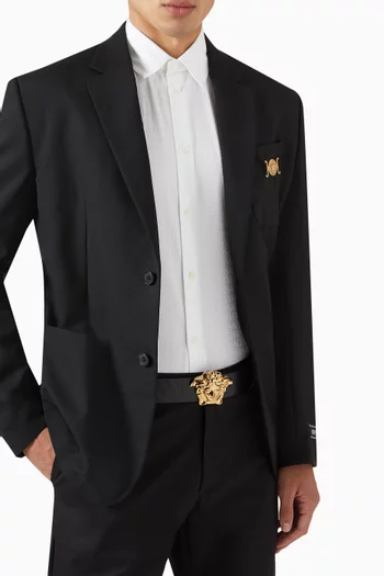 La Medusa Greca Belt in Leather