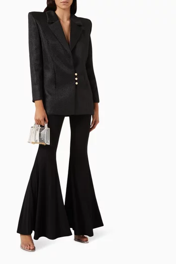 The Secret Flared Pants in Jersey Fabric