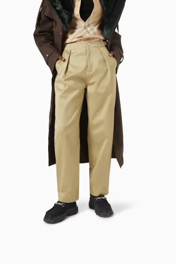 Creeper Clamp Platform Loafers in Suede