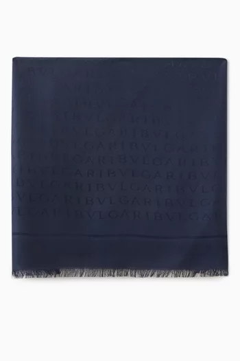 Logomania Stole in Silk