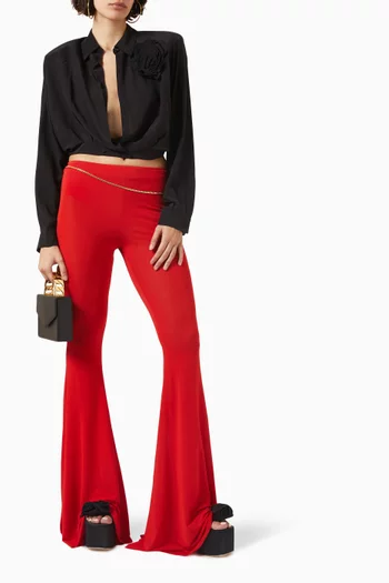 Crop Shirt in Silk