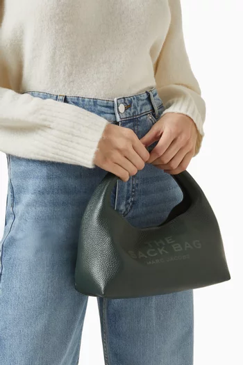 The Mini Sack Top-handle Bag in Leather