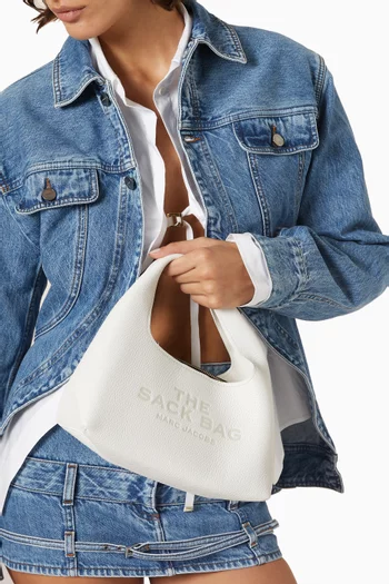 The Mini Sack Top-handle Bag in Leather
