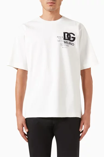 Graphic Logo T-shirt in Cotton